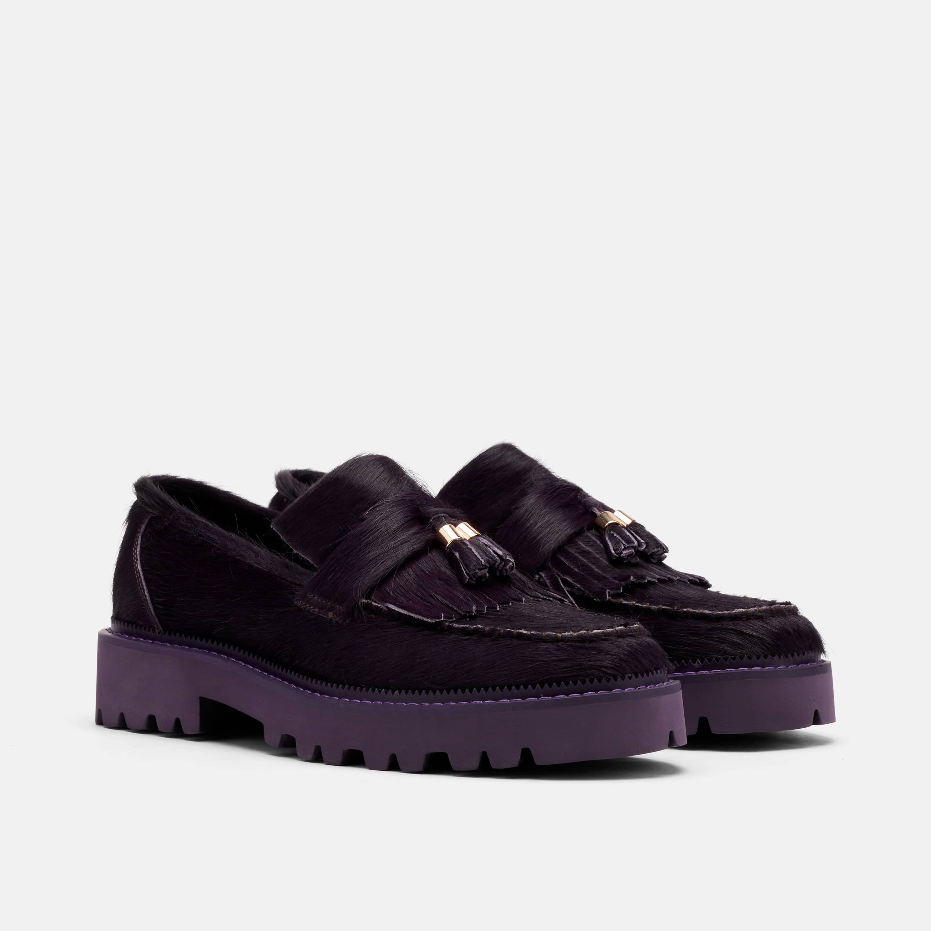 Iris by TheARTI$T Lug Tassel Loafers (Men's) - Image 2