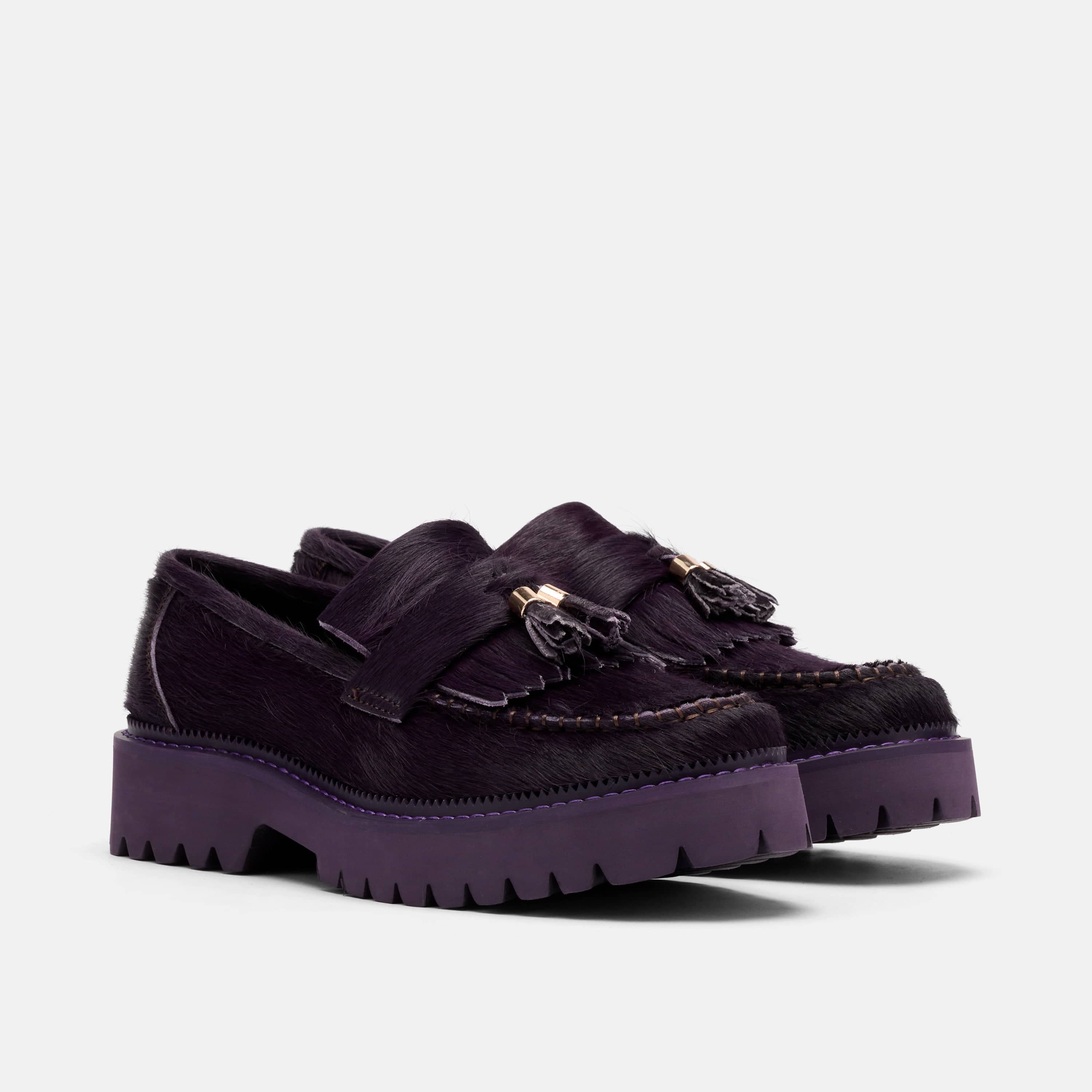 Iris by TheARTI$T Lug Tassel Loafers (Women's) - Image 2