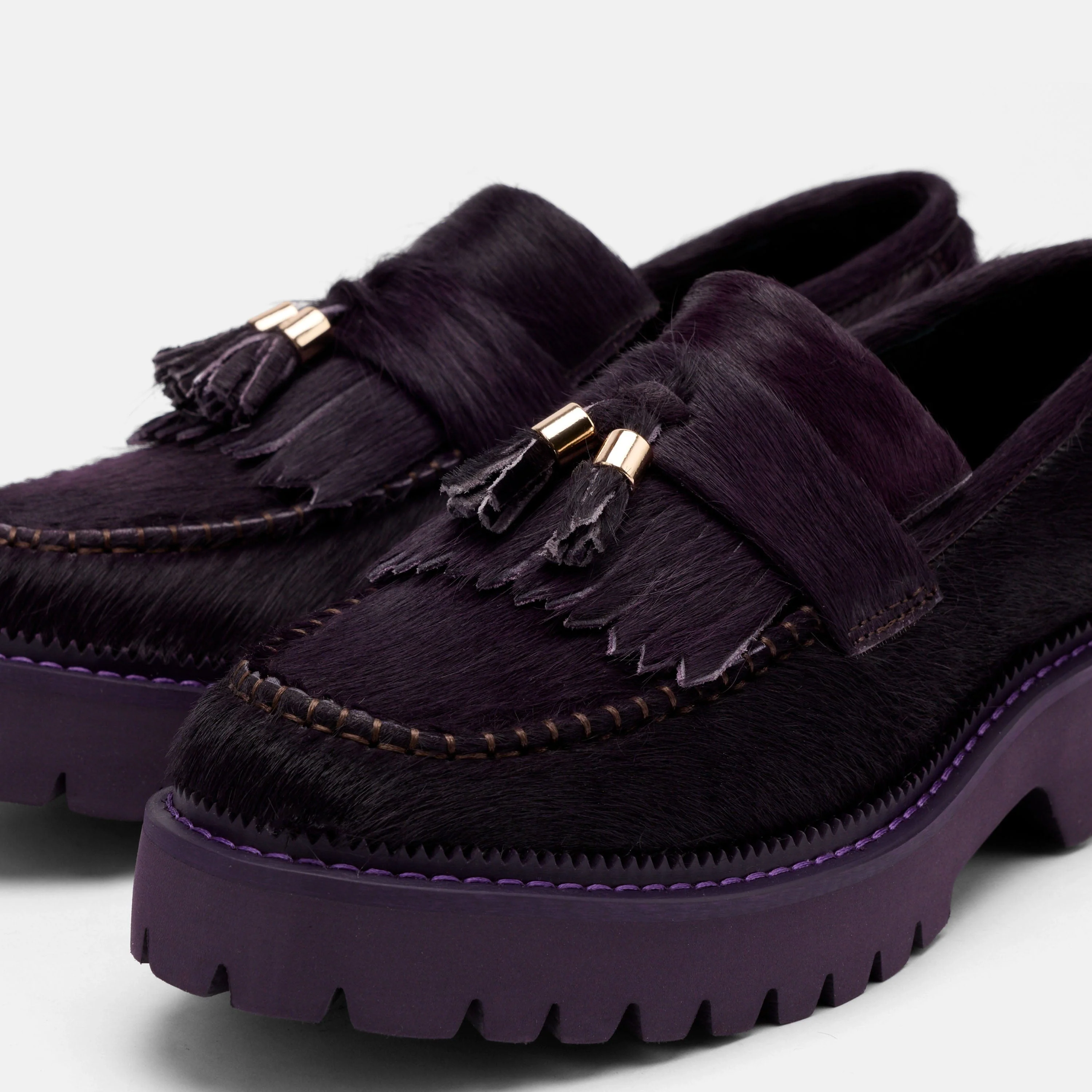 Iris by TheARTI$T Lug Tassel Loafers (Women's) - Image 3