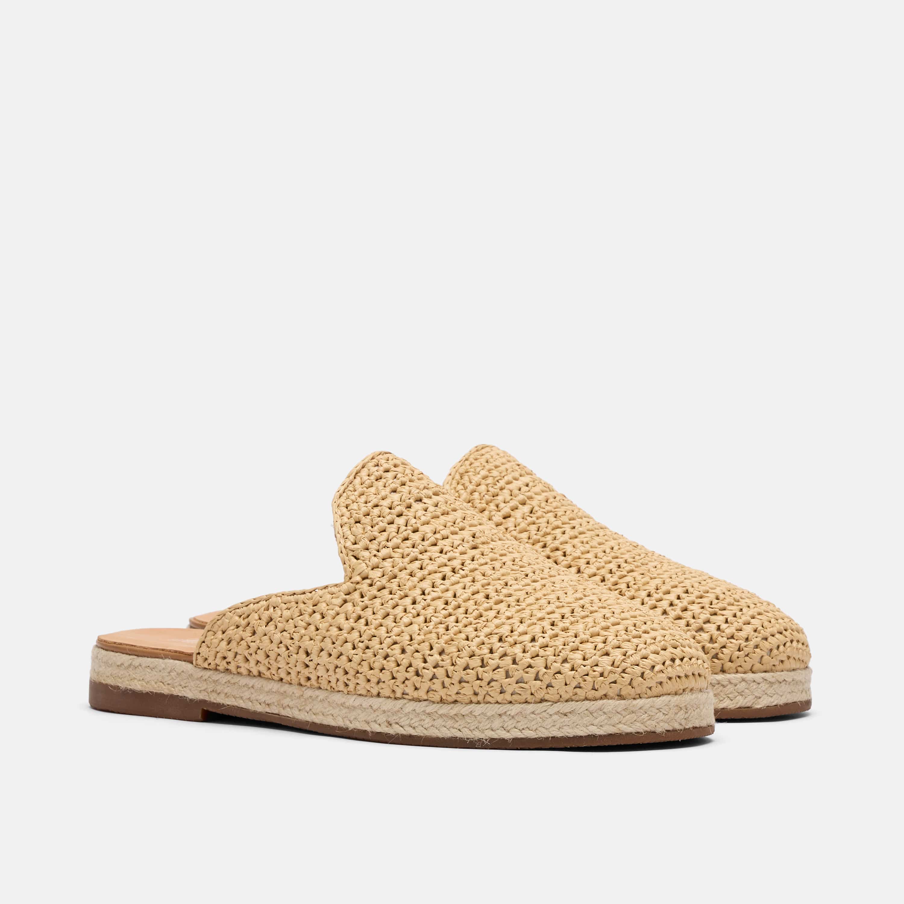 Bahia Tan Raffia Mule - Image 2
