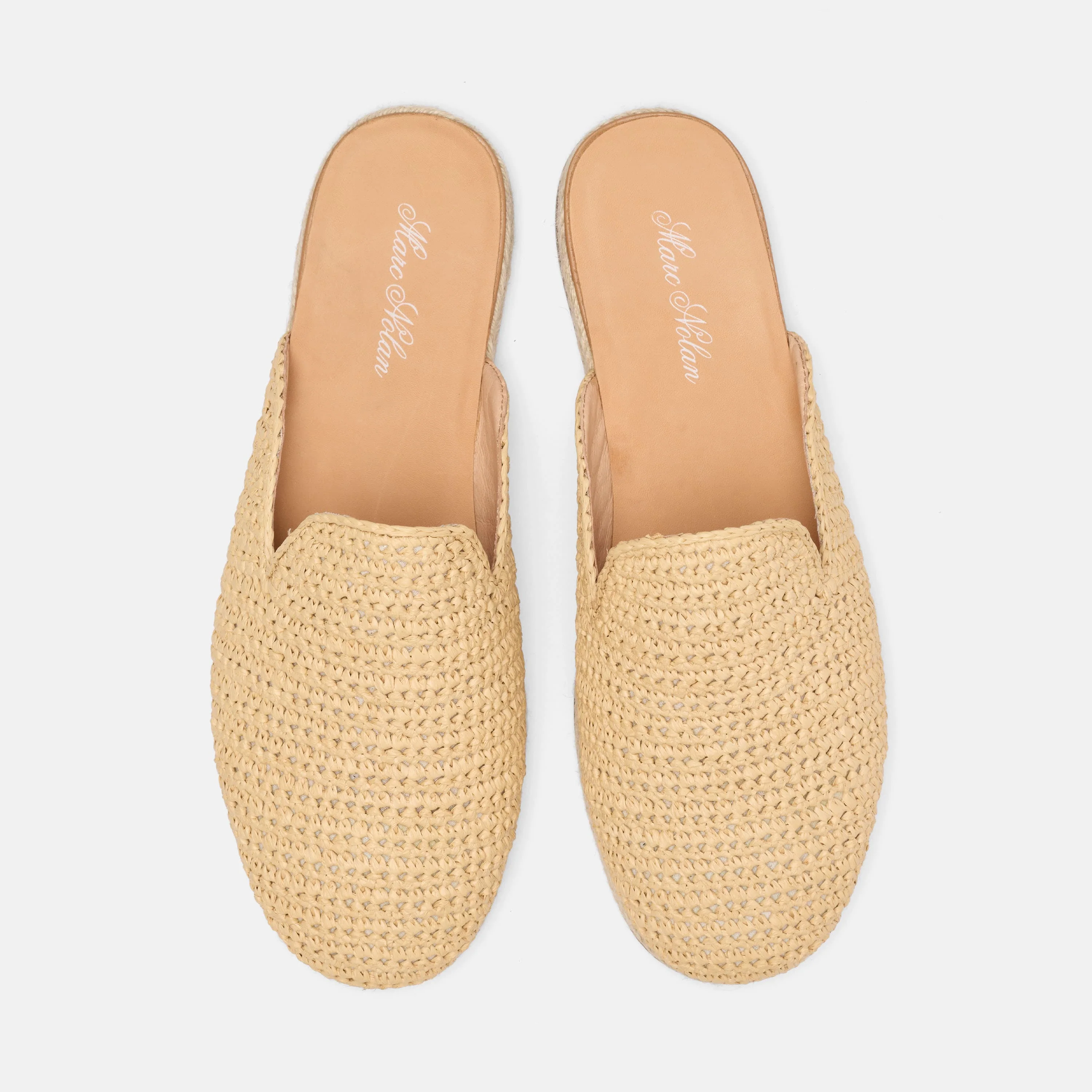 Bahia Tan Raffia Mule - Image 5