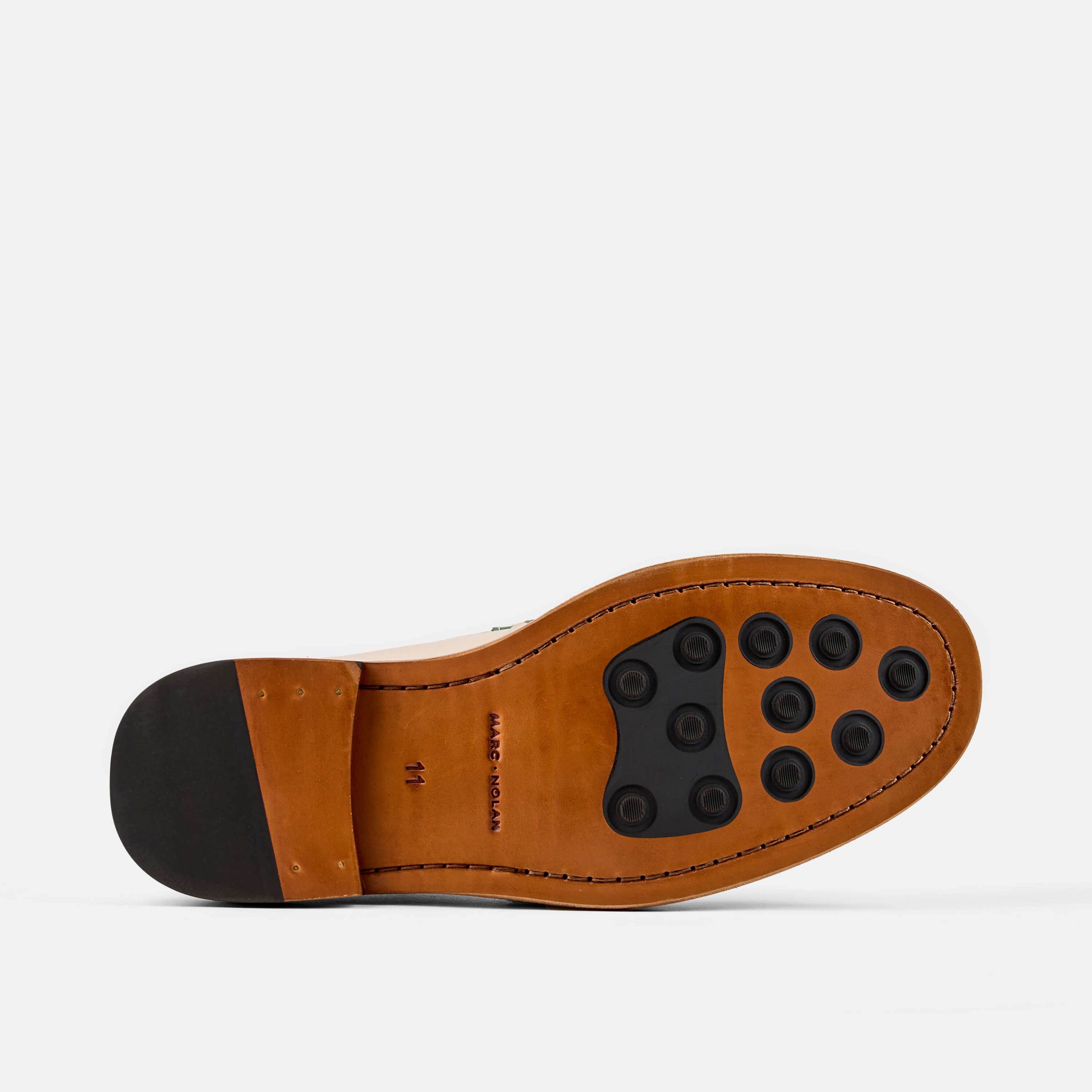 Boardwalk White Sands Leather Horse-Bit Loafers - Image 5