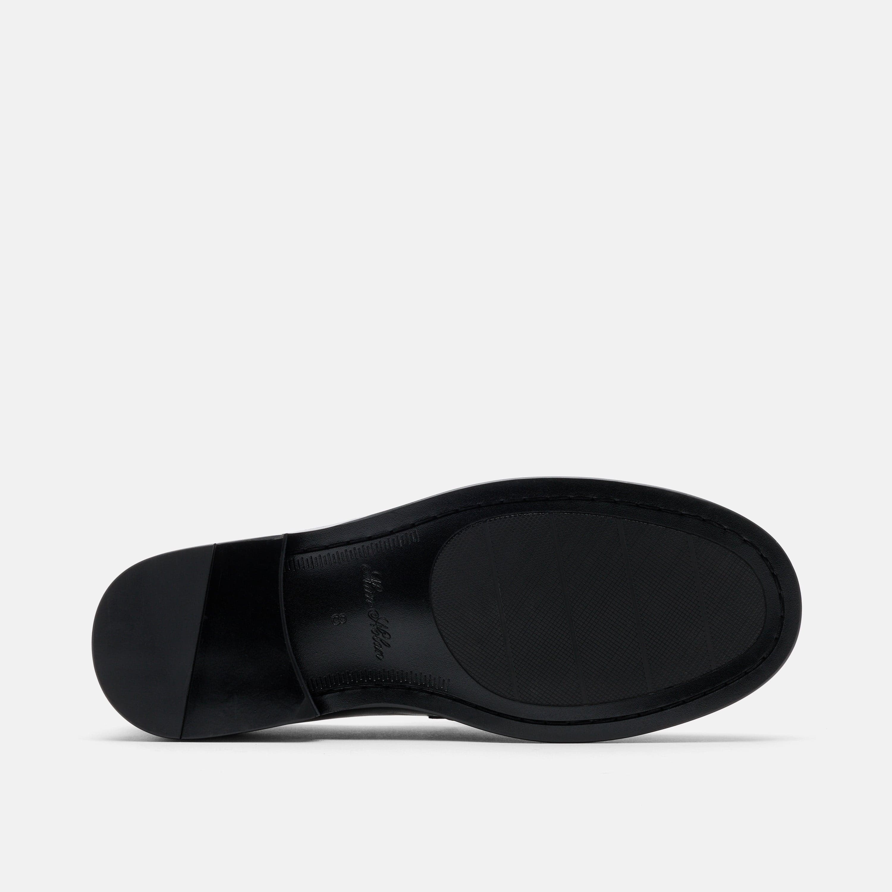 Calum Red Rose Leather Penny Loafers - Image 7
