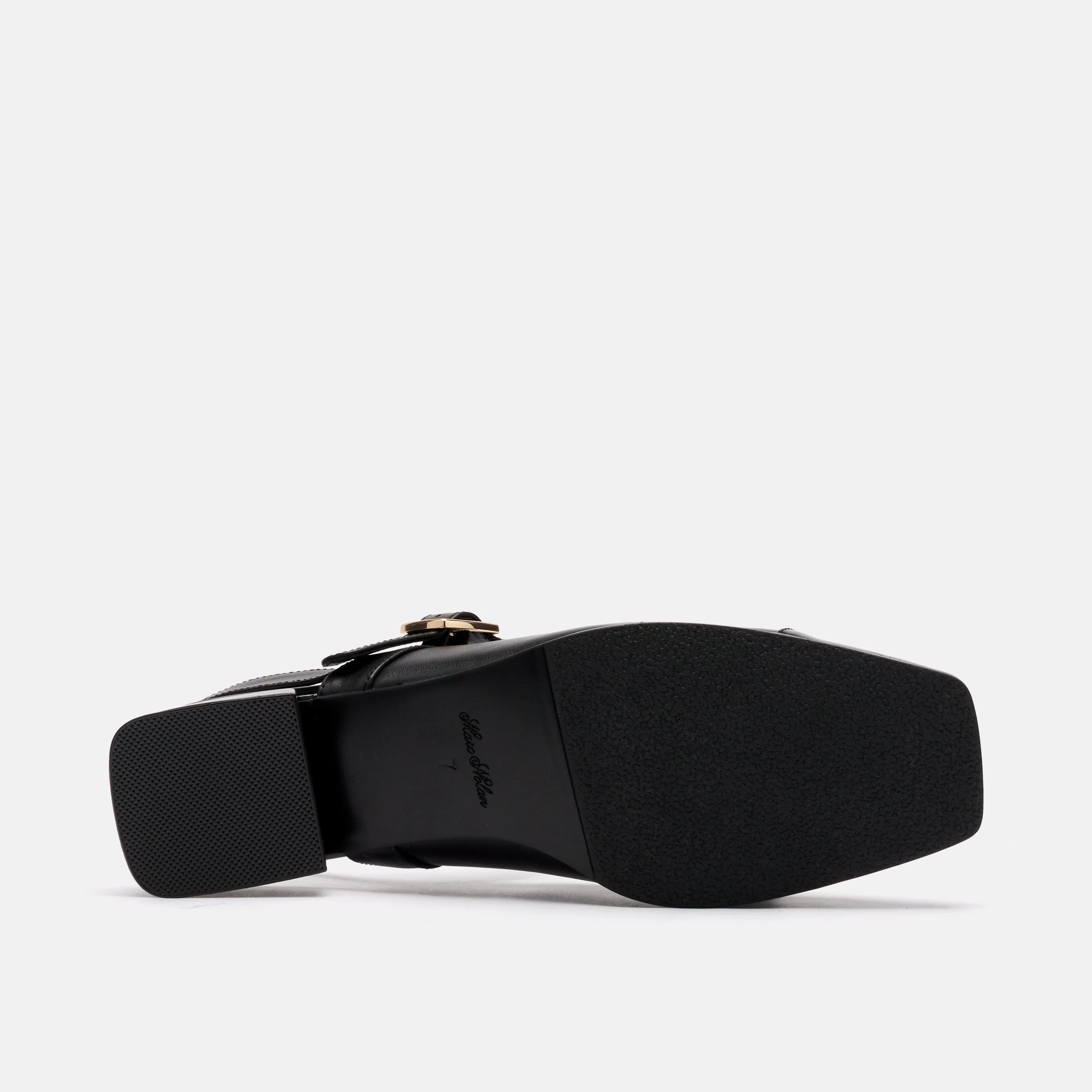 Cora Black Leather Mary Jane Slingbacks - Image 6