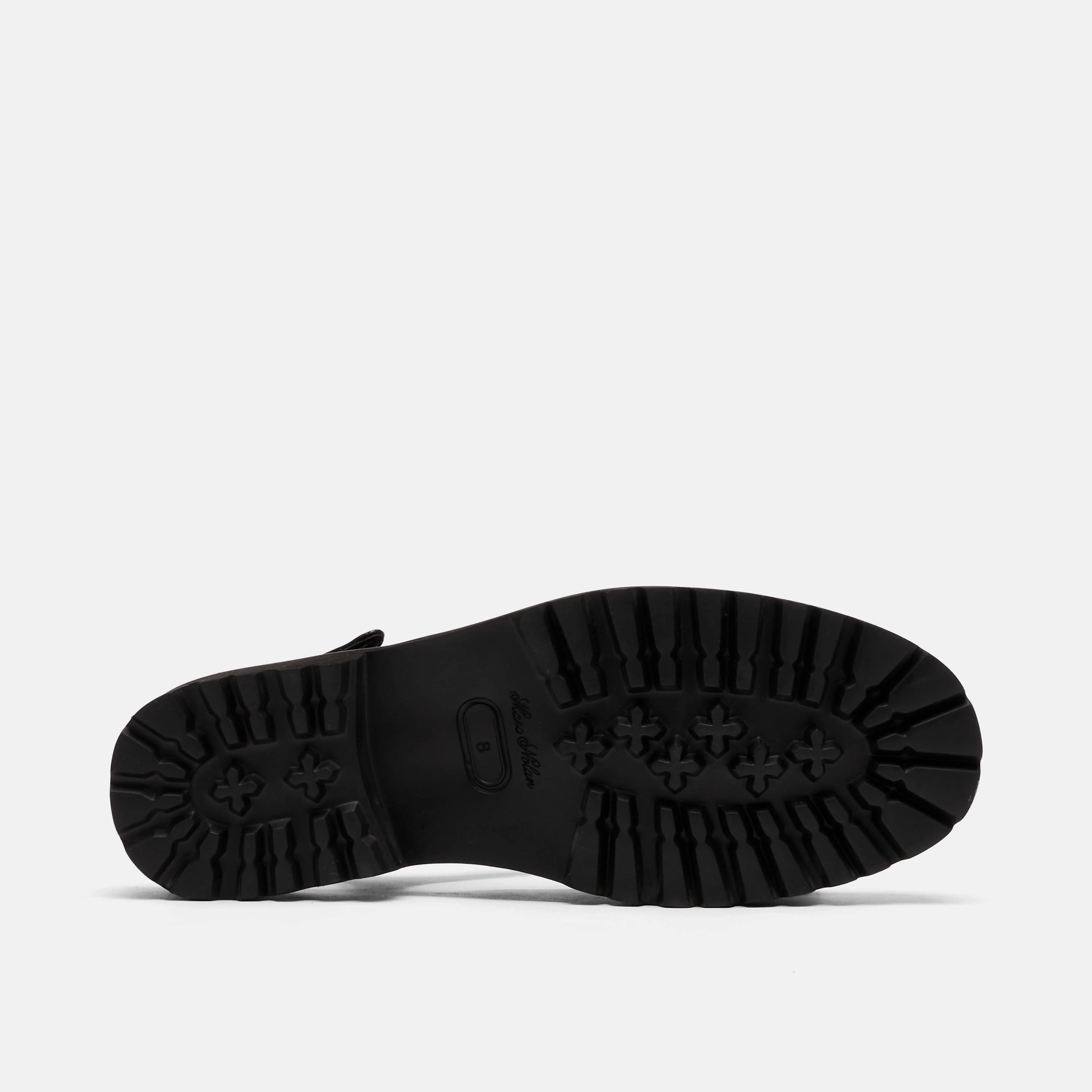 Frankie Black Crocskin Leather Mary Jane Slingbacks - Image 6