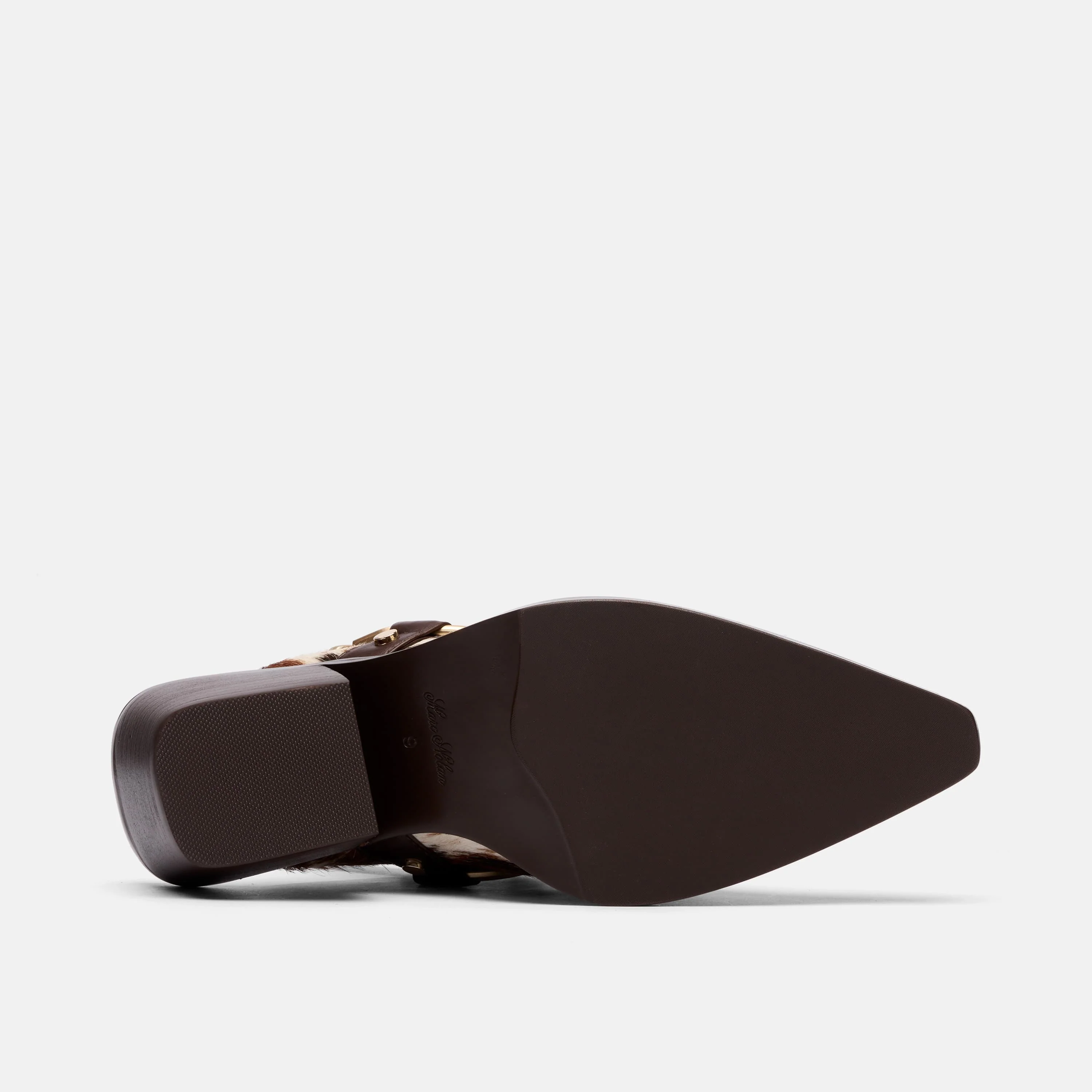 Frontier Dark Horse Pony Hair Western Slingbacks - Image 6