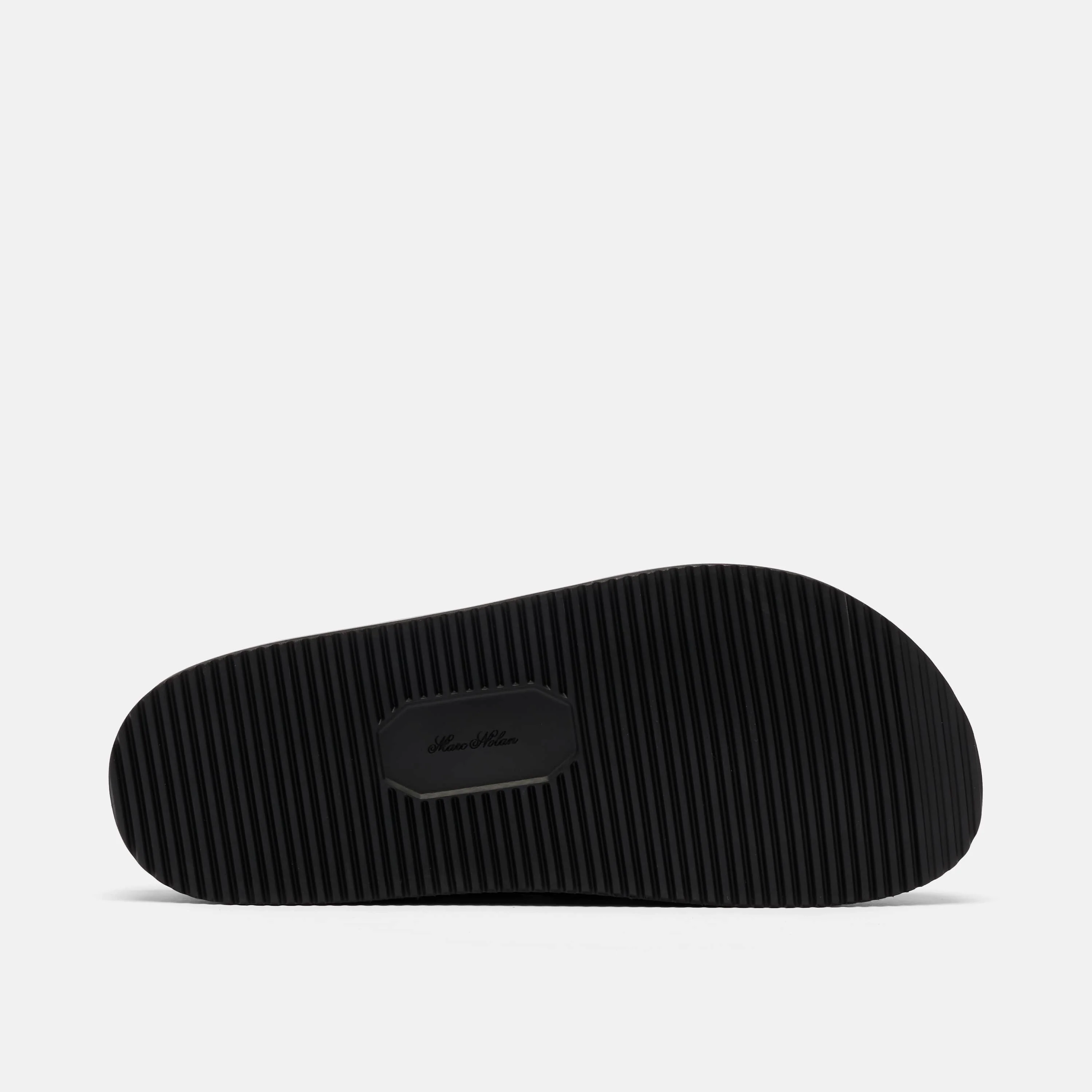 Hampton Black Crocskin Leather Tassel Mules - Image 6