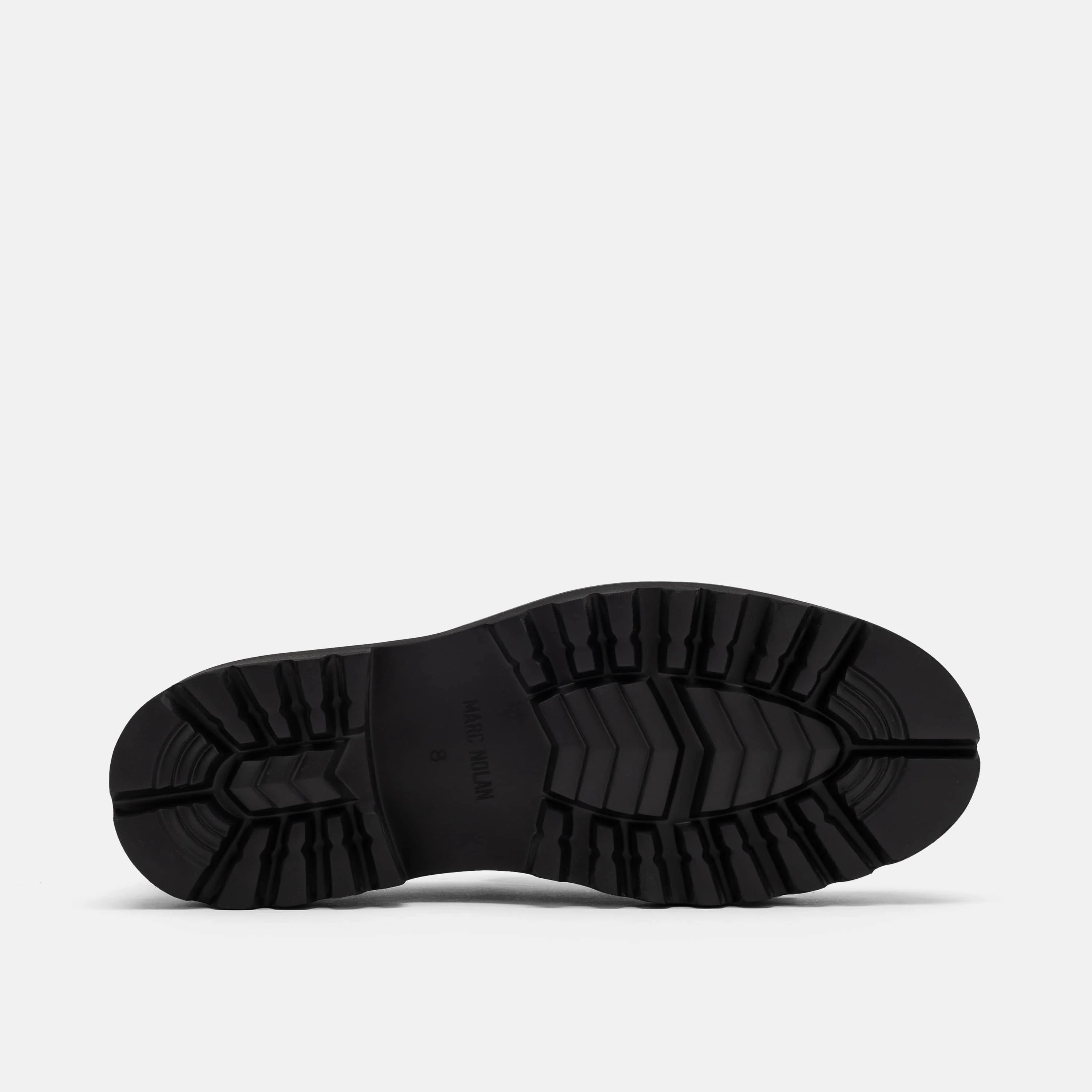 Journey Black Croc Leather Lug Tassel Loafer - Image 5
