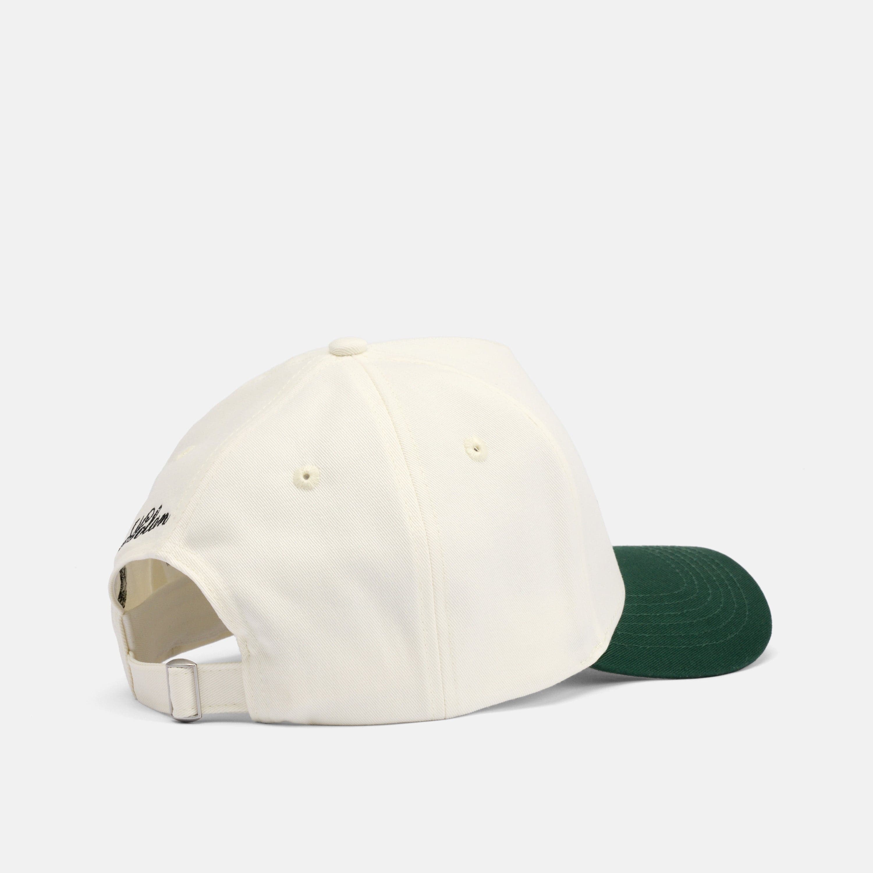 Marc Nolan Dachshund Logo Hat - Cream/Green - Image 4