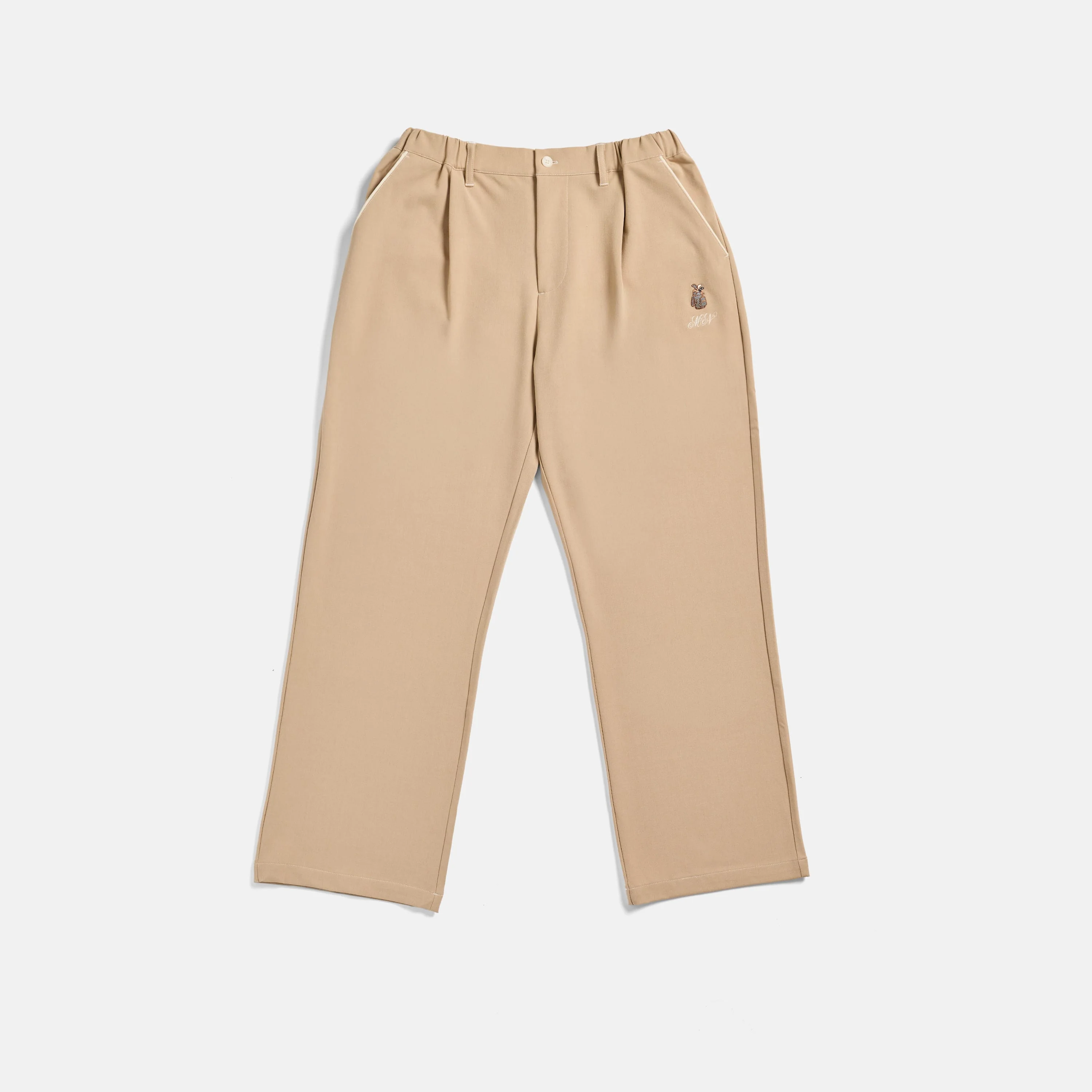 Pleated Golf Trousers - Khaki
