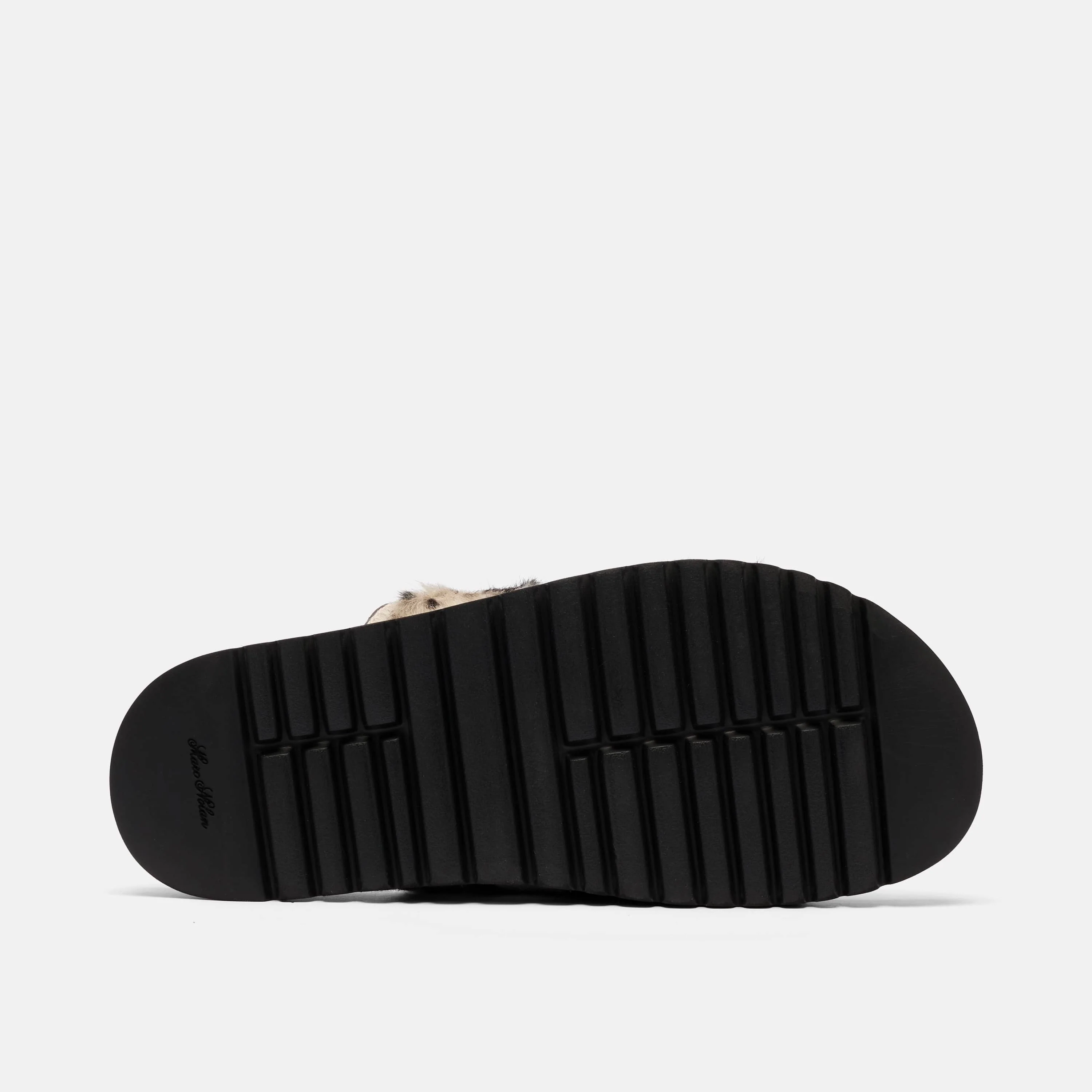 Ms. Monaco Dark Horse Pony Hair Strap Sandals - Image 6