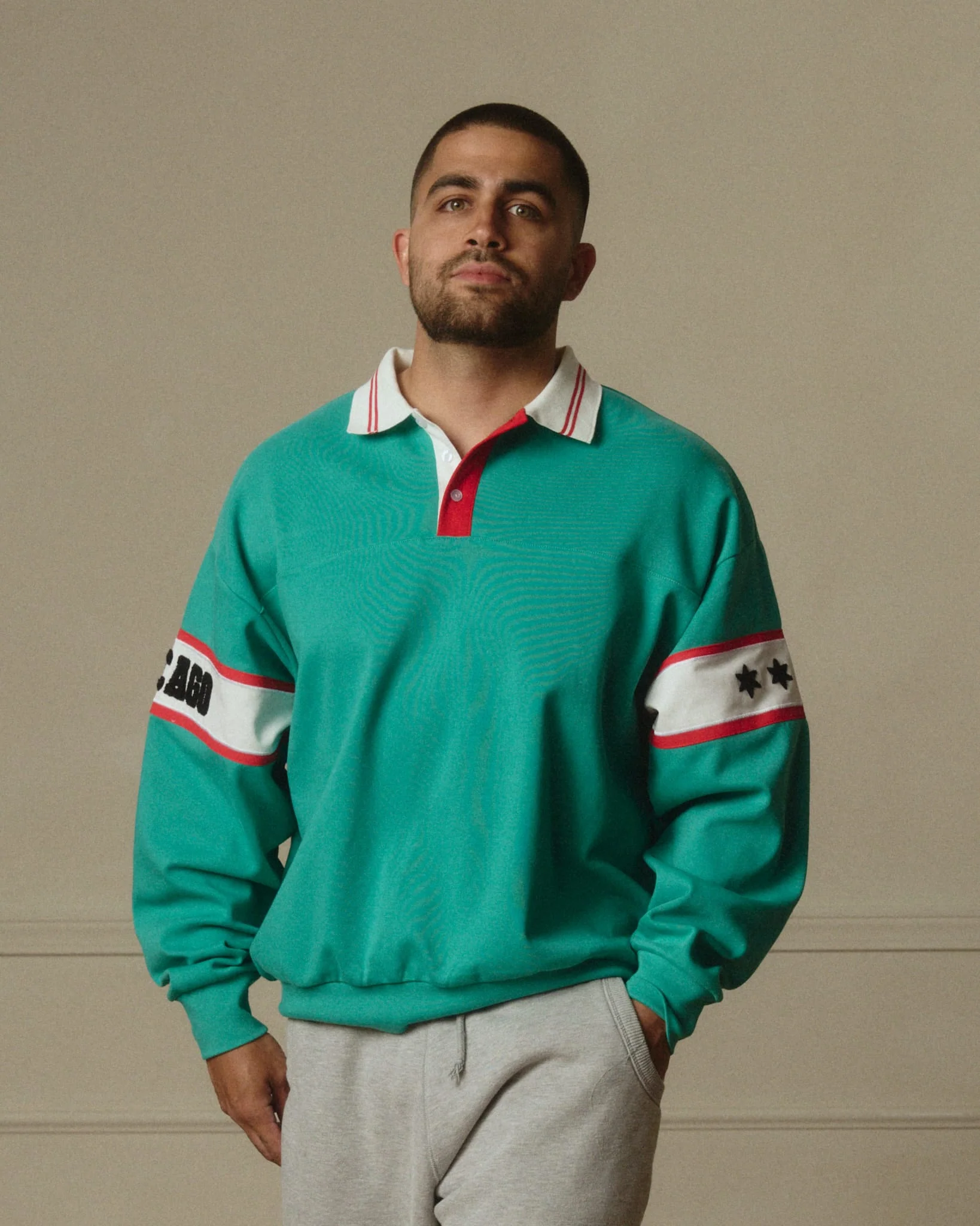 RSVP Gallery Green Rugby Jersey - Unisex - Image 3