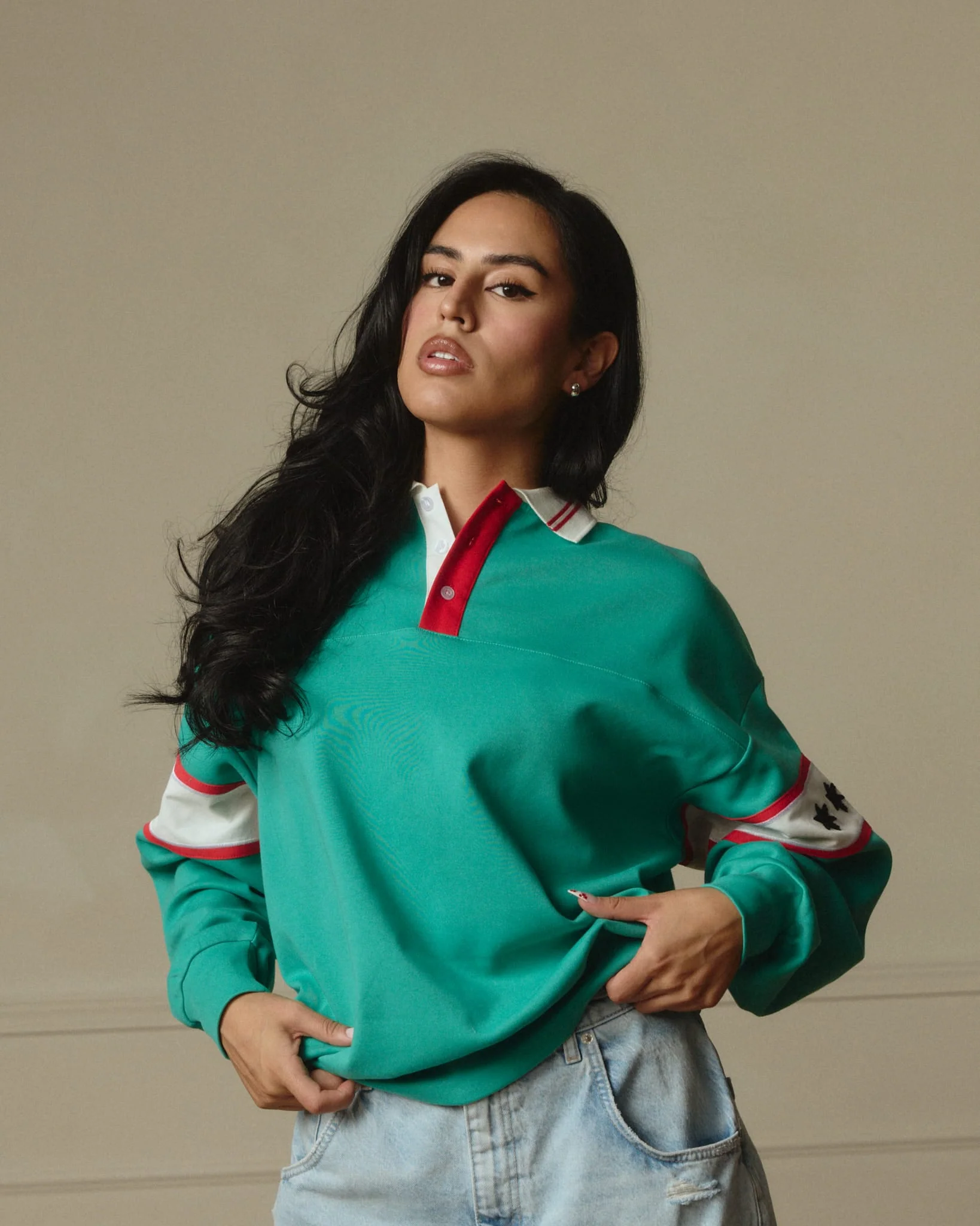 RSVP Gallery Green Rugby Jersey - Unisex - Image 5