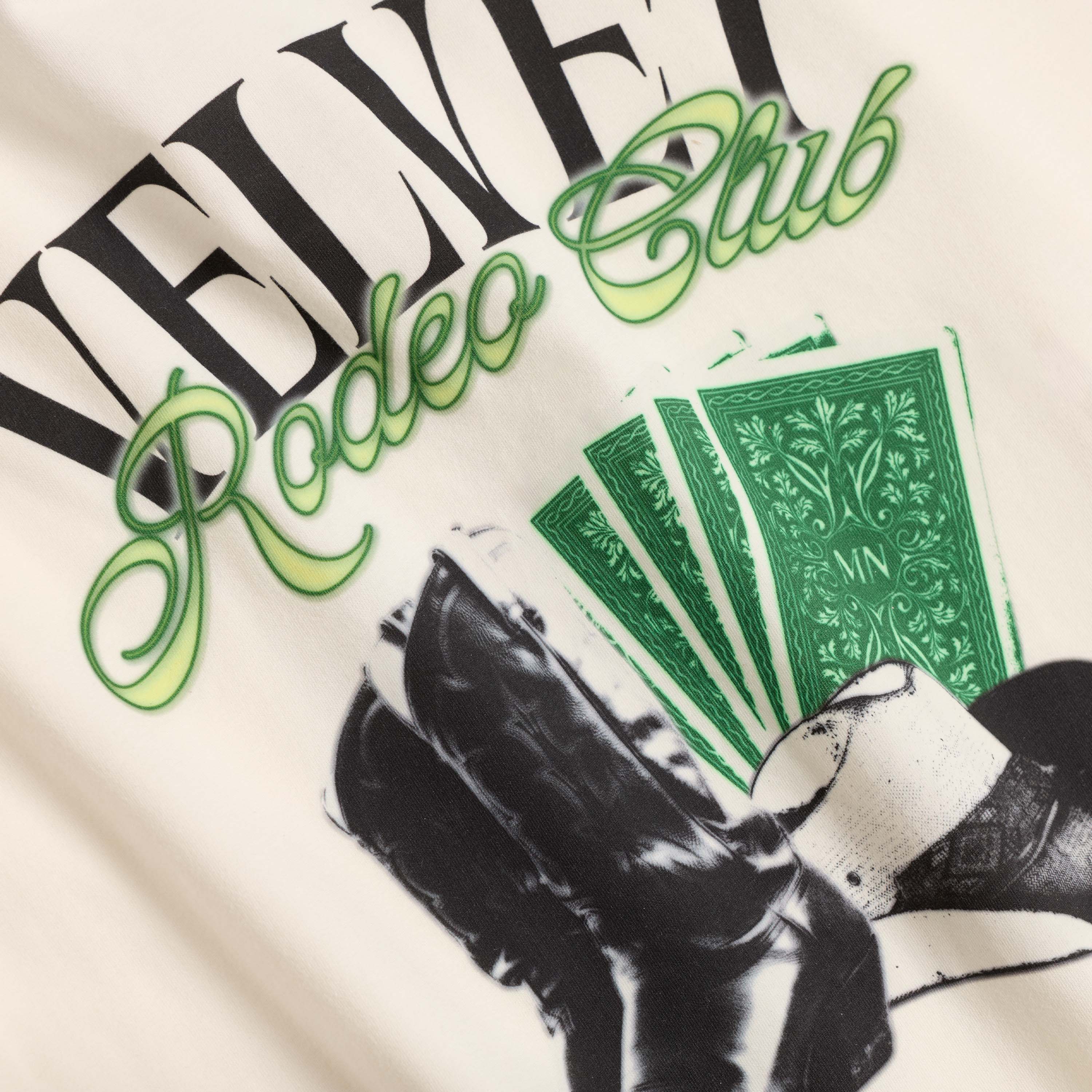 Velvet Rodeo Club Tee - Cream - Image 4